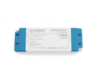 Zasilacz LED CobaltElectro PFV-B 12V 60W IP20, LED LABS PFV-60-12-B