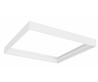 Obudowa / ramka natynkowa do paneli LED 60x60 - aluminiowa biała składana