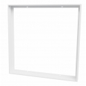 Obudowa / ramka natynkowa do paneli LED 60x60 - aluminiowa biała składana