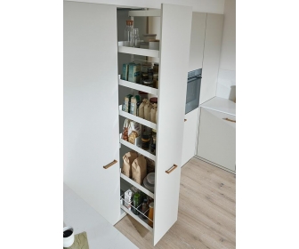 DISPENSA Liro 1900-2300/ 200/ 6/ biały, wysuwane cargo do mebli kuchennych, PEKA 01.1408.KPL/B 