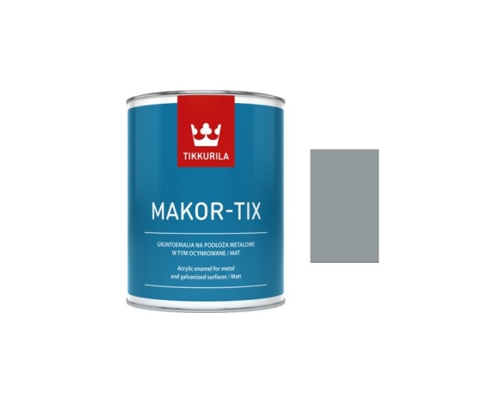 Tikkurila Makor-tix farba do dachu ocynk 3L szary