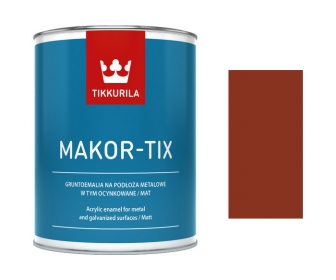 Tikkurila Makor-tix farba do dachu ocynk 3L czerwona