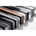 Uchwyt TWIX l-256 czarny połysk + chrom
