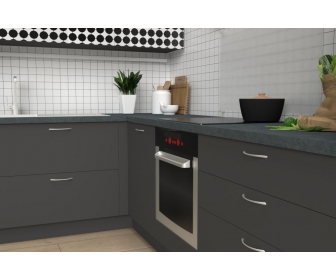 Uchwyt meblowy ZnAL nikiel mat  ARCO Nomet