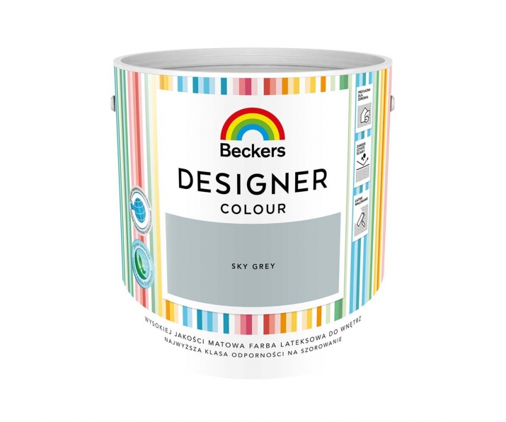 Beckers Designer Colour Sky Grey 2,5L