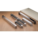 Uchwyt meblowy aluminium anoda naturalna-chrom połysk 160mm  ENCATO Nomet