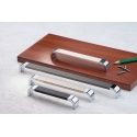 Uchwyt meblowy aluminium anoda naturalna-chrom połysk 192mm  VIGOR Nomet