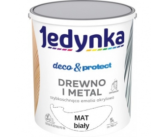 Jedynka Deco&Protect Drewno i Metal Mat Czerwony 0,7L