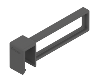 BLUM ZC4U10F0 AMBIA-LINE listwy podłużne do relingu poprzecznego MERIVOBOX jedwabiście biały mat