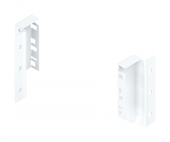 BLUM Z30K000S Uchwyt drewnianej ścianki tylnej TANDEMBOX, wys. K (128,5 mm), prawy+lewy, biała 