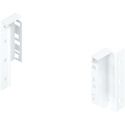 BLUM Z30K000S Uchwyt drewnianej ścianki tylnej TANDEMBOX, wys. K (128,5 mm), prawy+lewy, biała 