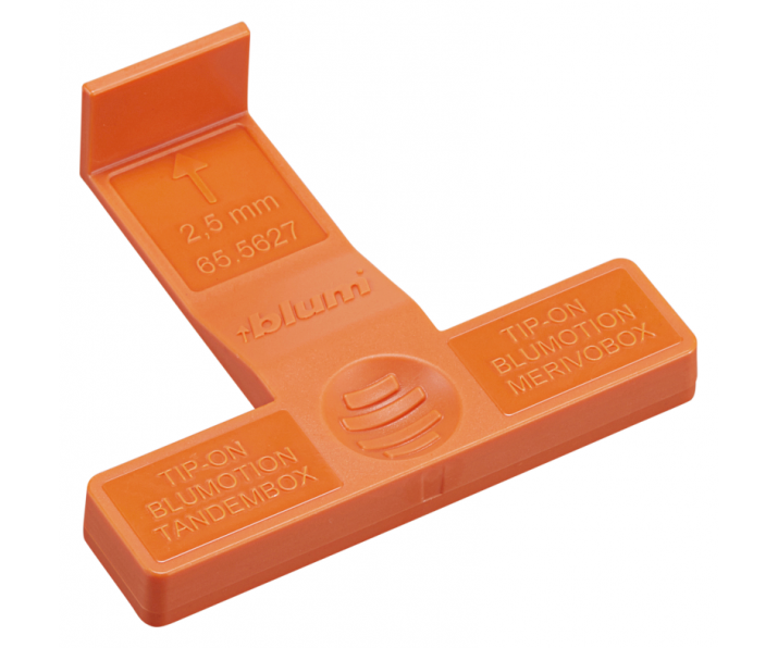 Listwa montażowa, do TIP-ON BLUMOTION do TANDEMBOX, do MERIVOBOX   pomarańczowe