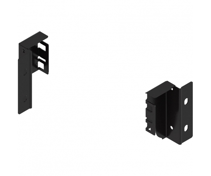 BLUM Z30M000S.04 Uchwyt drewnianej ścianki tylnej TANDEMBOX, wys. M (96,5 mm), prawy+lewy, czarna 