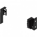 BLUM Z30M000S.04 Uchwyt drewnianej ścianki tylnej TANDEMBOX, wys. M (96,5 mm), prawy+lewy, czarna 