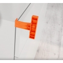 Listwa montażowa, do TIP-ON BLUMOTION do TANDEMBOX, do MERIVOBOX   pomarańczowe