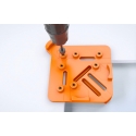 wzornik wiertarski, do SPACE CORNER z SYNCROMOTION, pomarańczowe