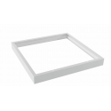 Obudowa / ramka natynkowa do paneli LED 60x60 - aluminiowa biała składana