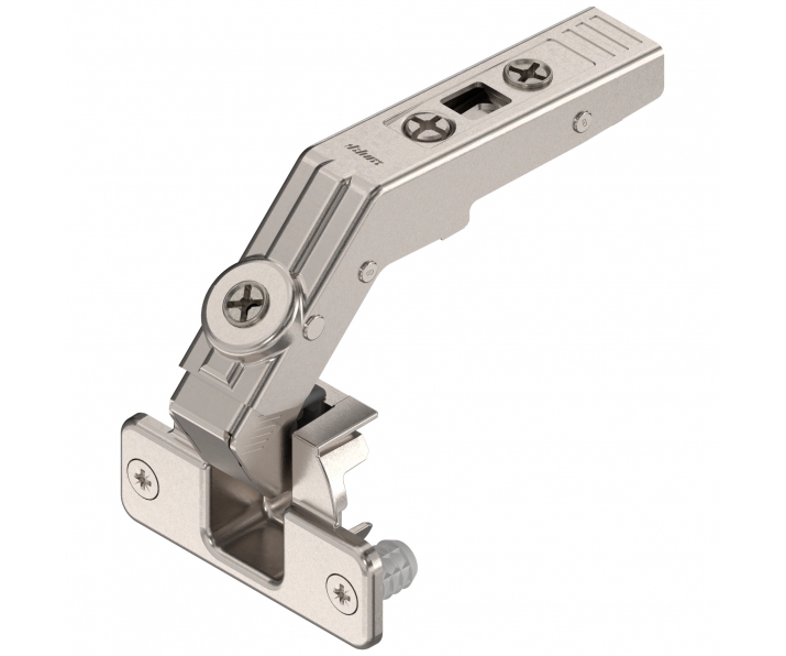 Zawias do drzwi składanych CLIP TOP 60°, wciskany, niklowany, BLUM 79T8530
