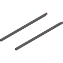 Reling podłużny MERIVOBOX, dł. 600 mm, lewy/prawy, antracyt mat