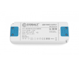 Zasilacz LED CobaltElectro PFV 12V 30W IP20 B