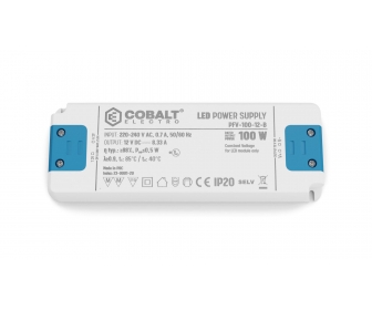 Zasilacz LED CobaltElectro PFV 12V 100W IP20 B