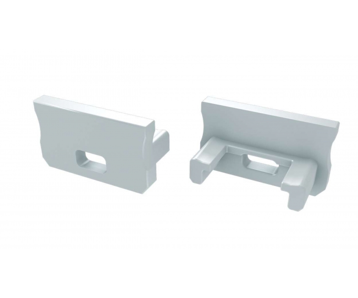 Zaślepka do profilu LED LUMINES A biała z otworem