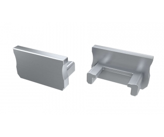 Zaślepka do profilu LUMINES A srebrna lakierowana