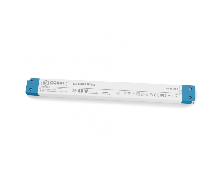 Zasilacz LED CobaltElectro PLV 24V 60W IP20 B