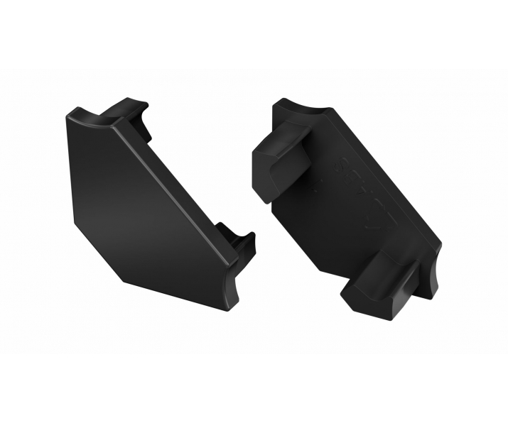 Zaślepka do profilu LED LUMINES C czarna