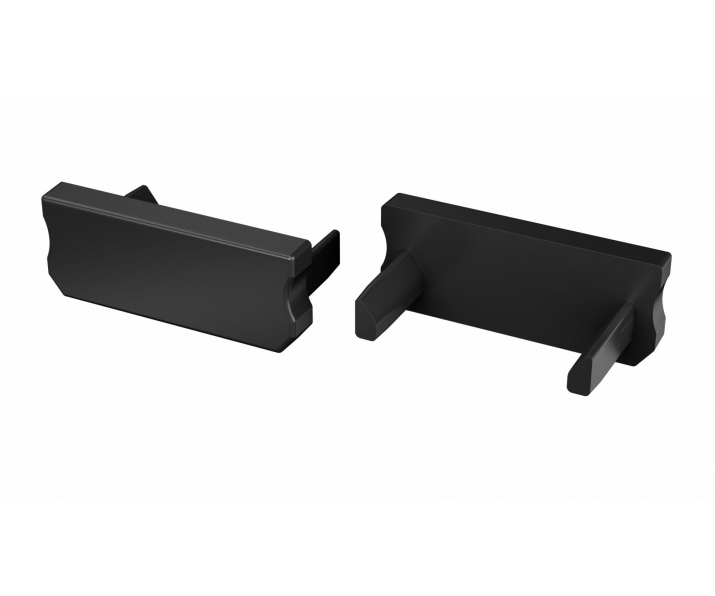 Zaślepka do profilu LED LUMINES D czarna