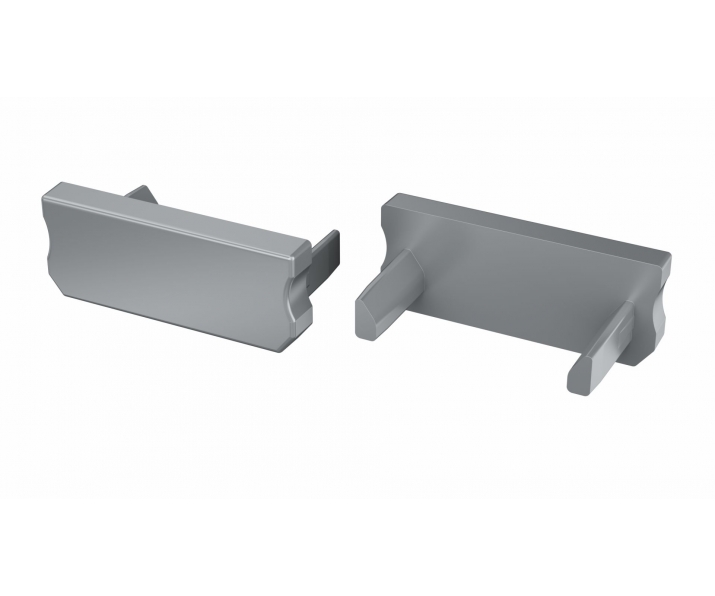 Zaślepka do profilu LUMINES D srebrna lakierowana