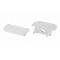 Zaślepka do profilu LED LUMINES Z biała z otworem