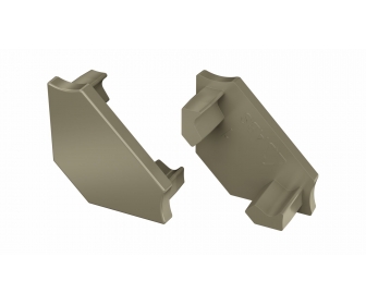 Zaślepka do profilu LED LUMINES C inox