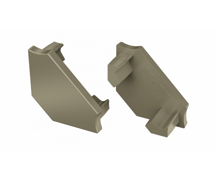 Zaślepka do profilu LED LUMINES C inox