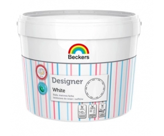 Farba lateksowa Beckers Designer White 2,5L biała