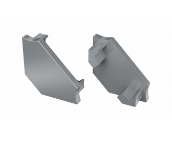 Zaślepka ALU do profilu LED LUMINES C srebrna