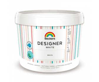 Farba lateksowa Beckers Designer White 10L biała 00456069 PPG