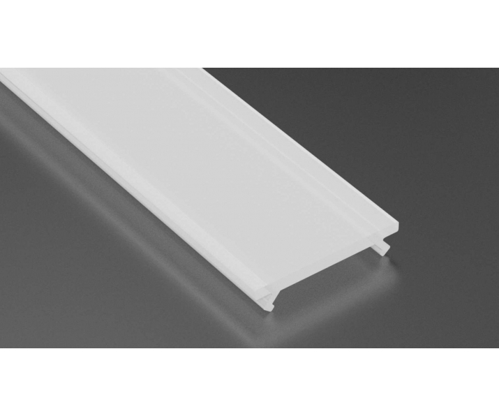 Klosz do profilu LED LUMINES PMMA BASIC V2 mleczny 1m