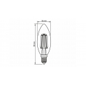 Źródło LED E14 6W G35 Filament Biała Ciepła