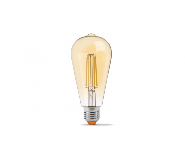 Źródło LED E27 6W ST64 Filament DIM Amber WW