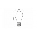 Źródło LED E27 12W A60 Biała Zimna