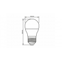 Źródło LED E27 4W G45 Biała Ciepła