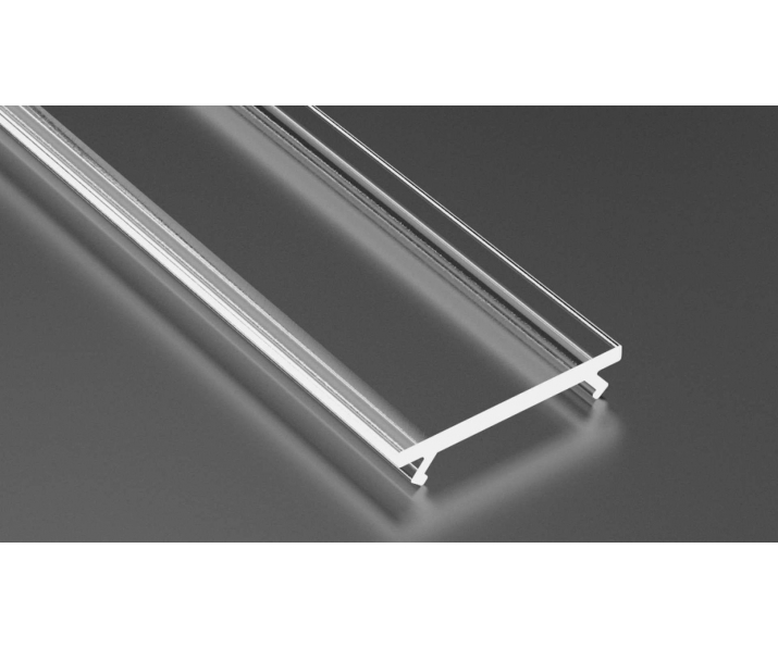 Klosz do profilu LED LUMINES PMMA BASIC V2 transparentny 2,02m