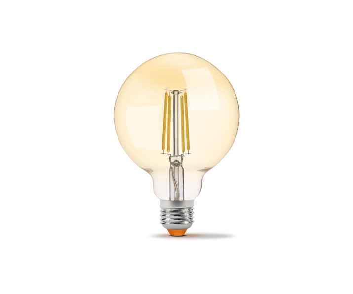 Źródło LED E27 7W G95 Filament  DIM Amber WW