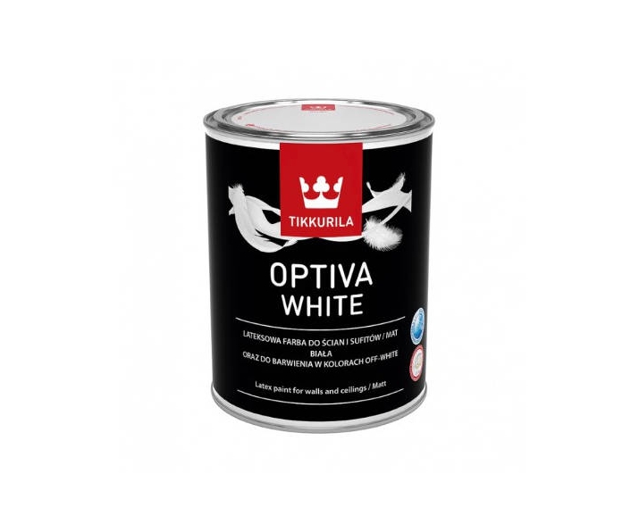 Tikkurila Farba lateksowa Optiva White 0,9l Biała