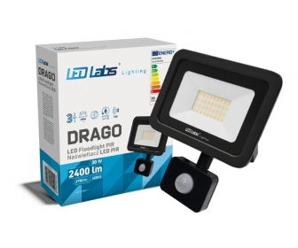 Naświetlacz LED DRAGO 30W NW IP44 SLIM PIR