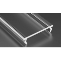 Klosz do profilu LED LUMINES DOUBLE PMMA transparentny 1 m
