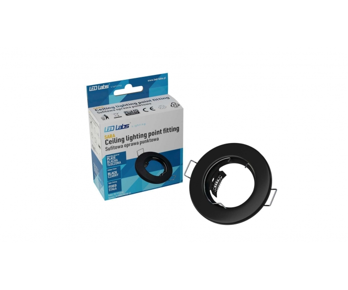 Oprawa SARA okrągła stała czarna