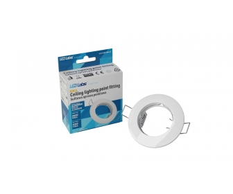 Oprawa ROKA odlew okrągła stała biała