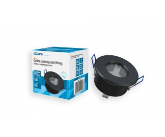 Oprawa LISA odlew okrągła stała czarna